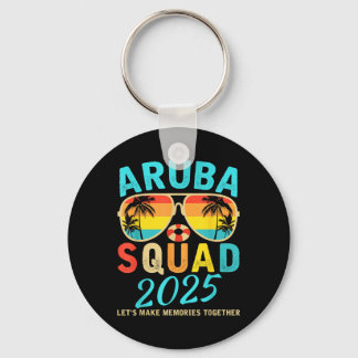 Aruba-Mannschaft 2025 Urlaub Freunde Familie passe Schlüsselanhänger