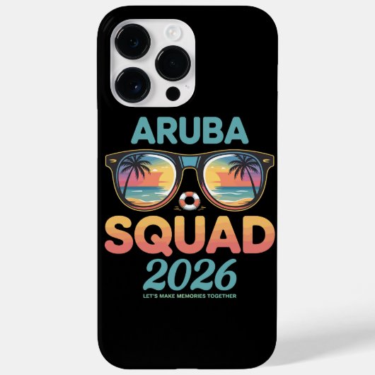 Aruba-Mannschaft 2026 Retro Case-Mate iPhone Hülle (Rückseite)