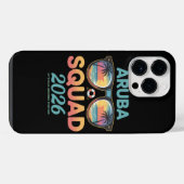 Aruba-Mannschaft 2026 Retro iPhone Hülle (Rückseite (Horizontal))