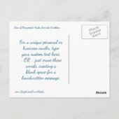 Aruba Marina Custom Postkarte (Rückseite)