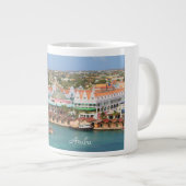 Aruba, Marina, Fotografie, Jumbo-Tasse (Vorderseite Rechts)