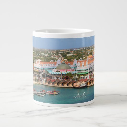 Aruba, Marina, Fotografie, Jumbo-Tasse (Vorderseite)