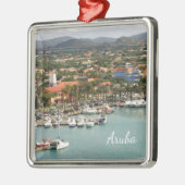 Aruba Marina Ornament Aus Metall (Links)