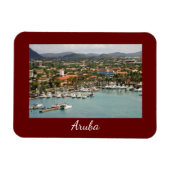 Aruba Marina Small Magnet (Horizontal)