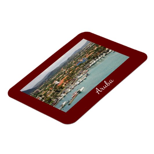 Aruba Marina Small Magnet (Linke Seite)