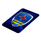 Aruba Mettalic Emblem Magnet (Linke Seite)