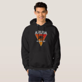 Aruba mit sonnigen Farben Hoodie (Vorne ganz)