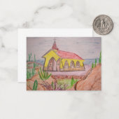 Aruba Mitteilungskarte (Vorderseite/Rückseite Beispiel)