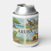 Aruba Multiview-Aquarell Dosenkühler (Kanne Vorderseite)