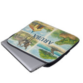 Aruba Multiview-Aquarell Laptopschutzhülle (Vorne Knopf)