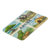 Aruba Multiview-Aquarell Magnet (Linke Seite)
