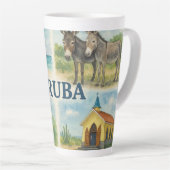 Aruba Multiview-Aquarell Milchtasse (Rechte Ecke)