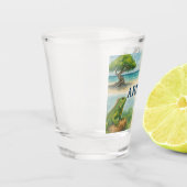 Aruba Multiview-Aquarell Schnapsglas (Links)