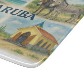 Aruba Multiview-Aquarell Schneidebrett (Ecke)