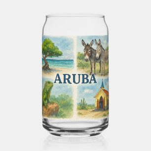Aruba Multiview-Wasserfarbe Dosenglas