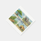 Aruba Multiview-Wasserfarbe Serviette (Ecke)
