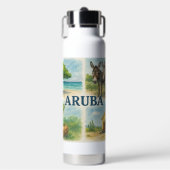 Aruba Multiview-Wasserfarbe Trinkflasche (Vorderseite)