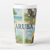Aruba multiview watercolor milchtasse (Vorderseite)