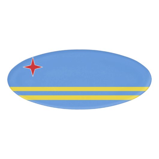 Aruba Namenschild (Vorderseite)