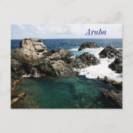 Aruba, Naturbecken Postkarte