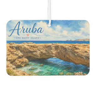 Aruba Naturbrücke Felsformation Karibik  Autolufterfrischer