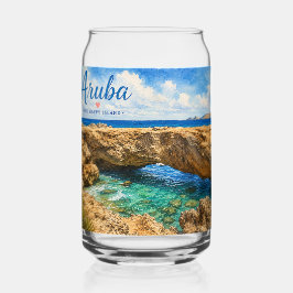 Aruba Naturbrücke Felsformation Karibik Dosenglas