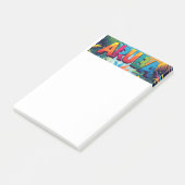Aruba Notiz post it (angewinkelt)