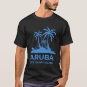 Aruba One Happy Island T-Shirt (Vorderseite)