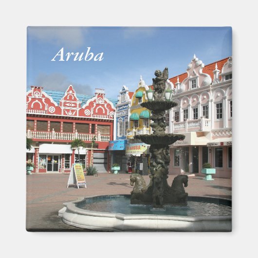 Aruba, Oranjestad Magnet (Vorne)
