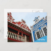 Aruba, Oranjestad Postkarte (Vorne/Hinten)