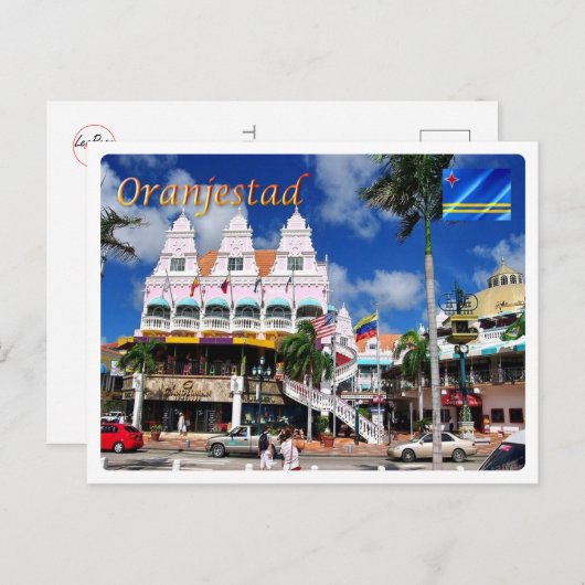 Aruba - Oranjestad - Royal Plaza - Postkarte (Vorne/Hinten)