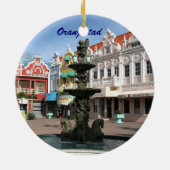 Aruba, Oranjestad Verzierung Keramik Ornament (Hinten)