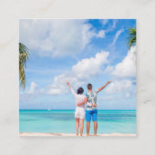 Aruba Passport Wedding QR Begleitkarte (Rückseite)