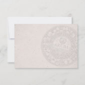 Aruba Passport Wedding RSVP Card (Rückseite)