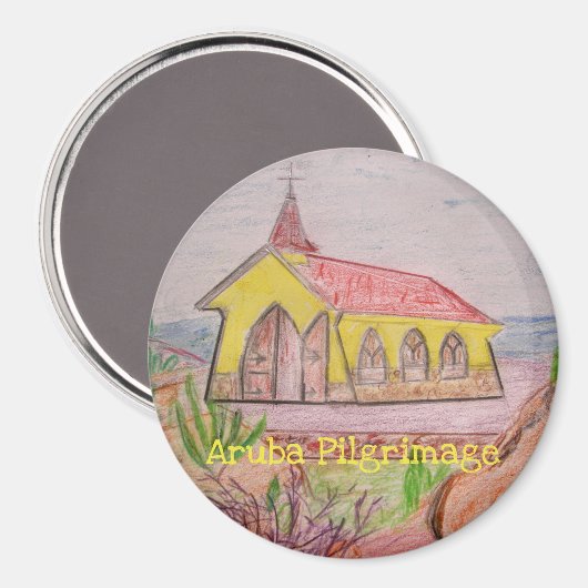 Aruba Pilgrimage Magnet (Vorderseite/Rückseite)
