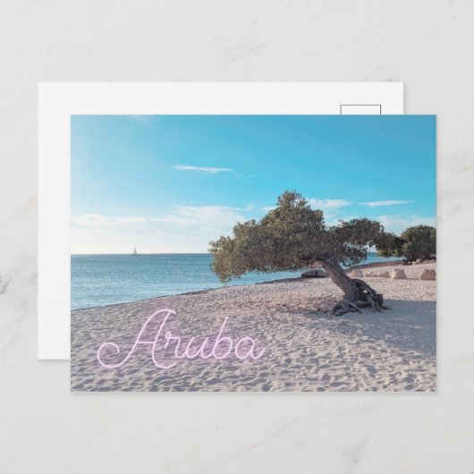 Aruba Postcard Postkarte (Vorne/Hinten)