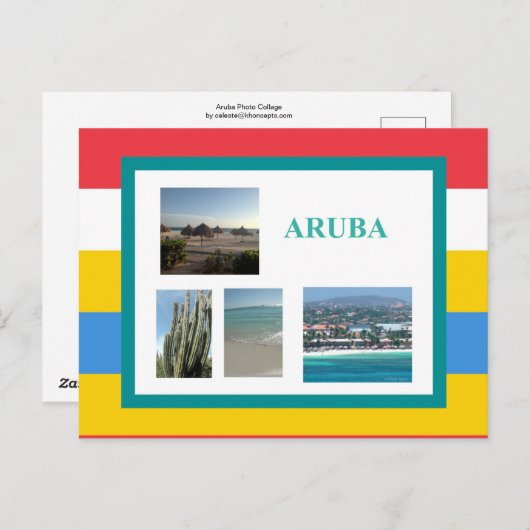 Aruba Postcard Postkarte (Vorne/Hinten)