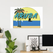 Aruba Poster (Heimbüro)