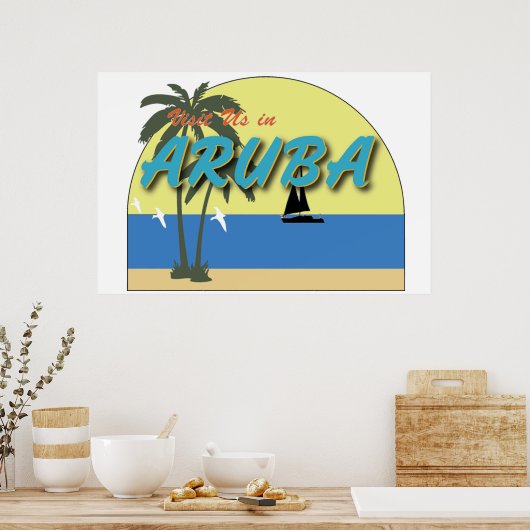 Aruba Poster (Küche)