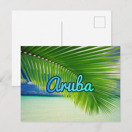 Aruba Postkarte (Vorne/Hinten)