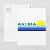 Aruba Postkarte (Vorne/Hinten)