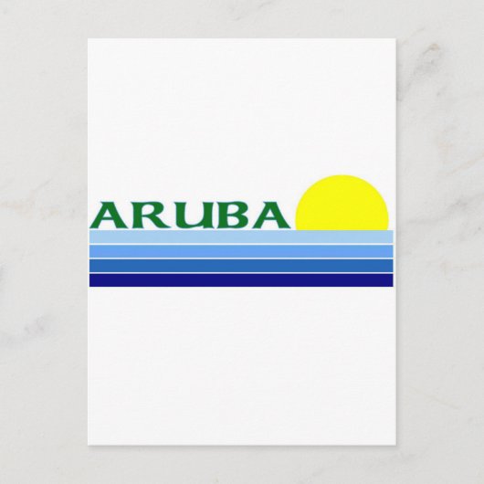 Aruba Postkarte (Vorderseite)
