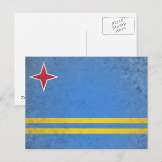 Aruba Postkarte (Vorne/Hinten)