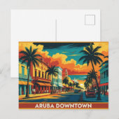 Aruba Postkarte (Vorne/Hinten)