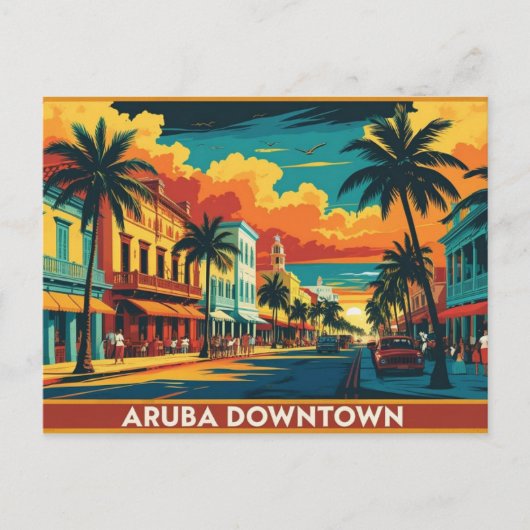 Aruba Postkarte (Vorderseite)