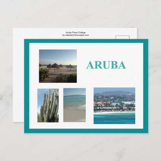 Aruba Postkarte (Vorne/Hinten)