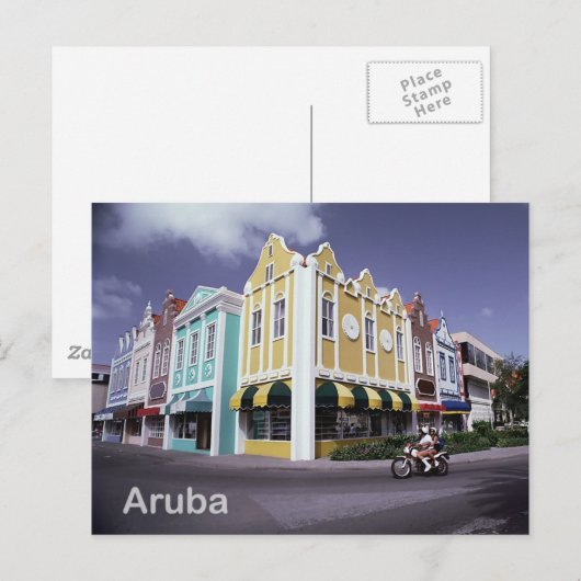 Aruba Postkarte (Vorne/Hinten)