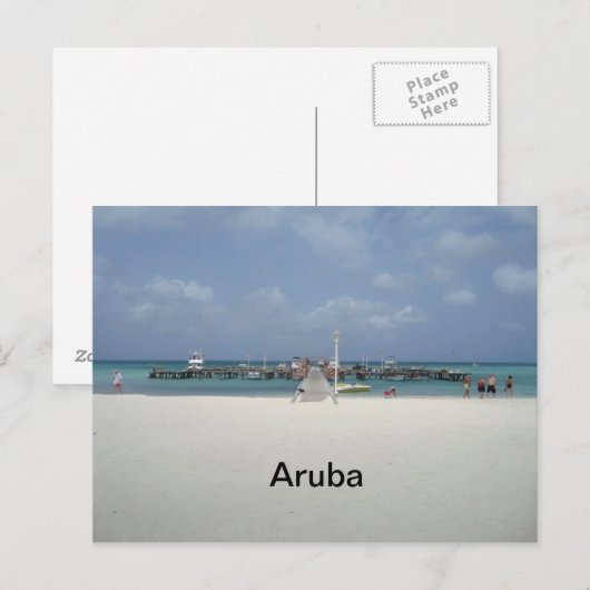 Aruba Postkarte (Vorne/Hinten)