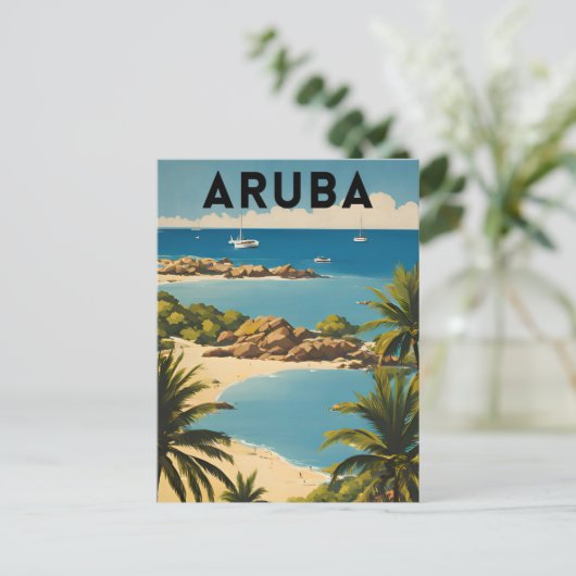 Aruba Postkarte (Stehend Vorderseite)