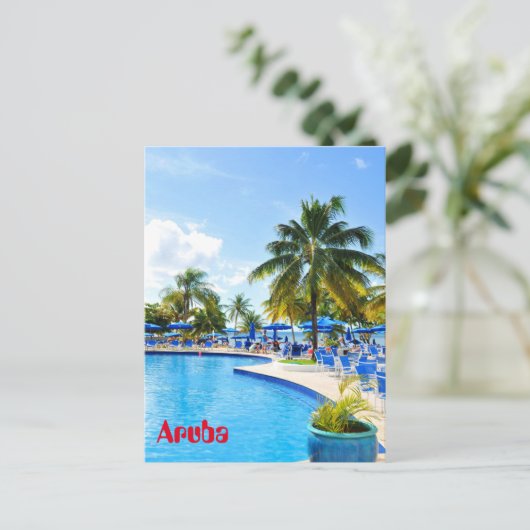 Aruba Postkarte (Stehend Vorderseite)